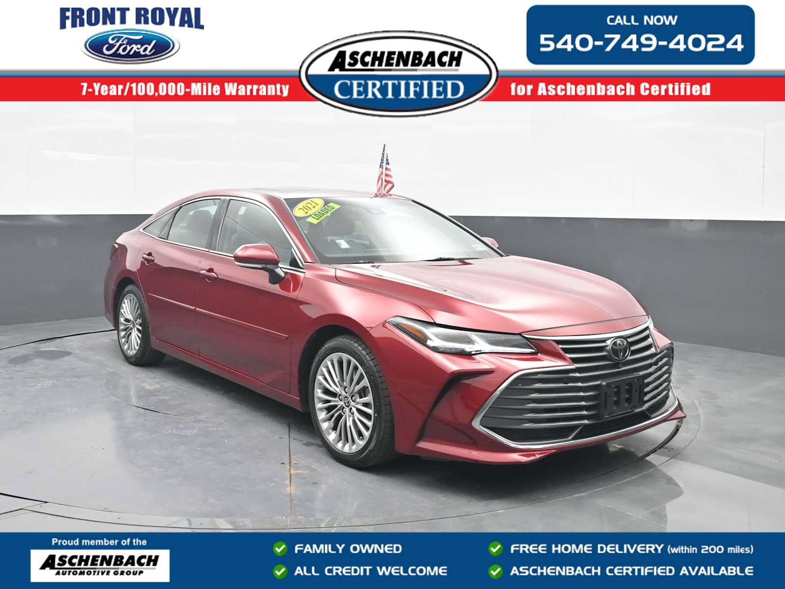 Used 2021 Toyota Avalon Limited w/ Advanced Safety Package