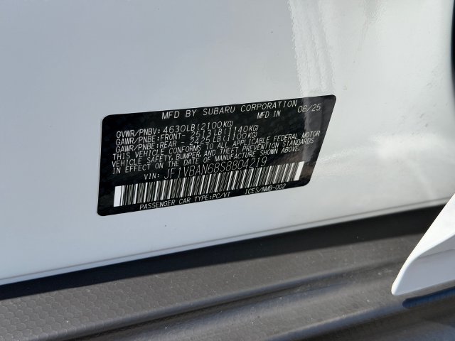 Certified 2025 Subaru WRX Limited AWD/4WD image 21