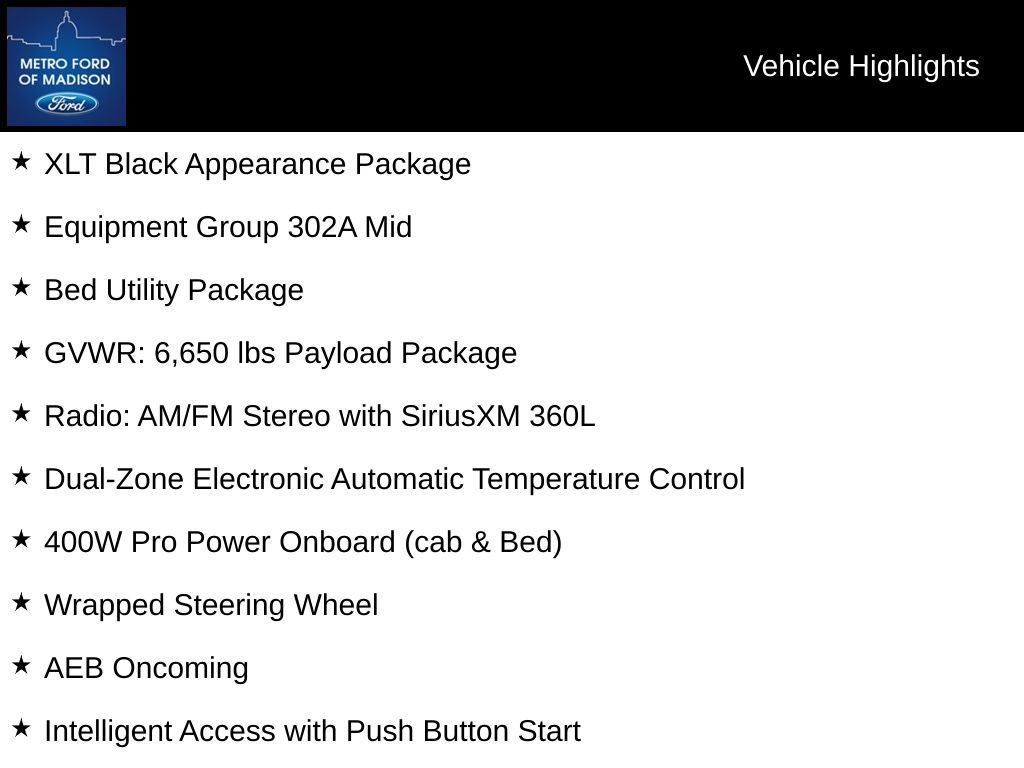 New 2026 Ford F150 XLT w/ Equipment Group 302A MID image 4