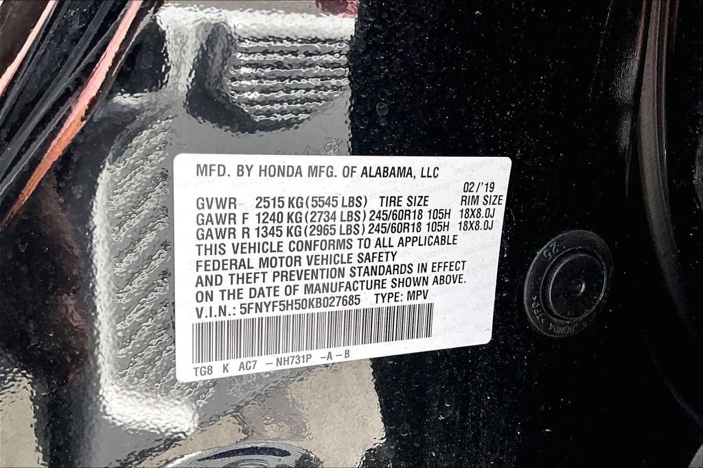 Used 2019 Honda Pilot EX-L image 18