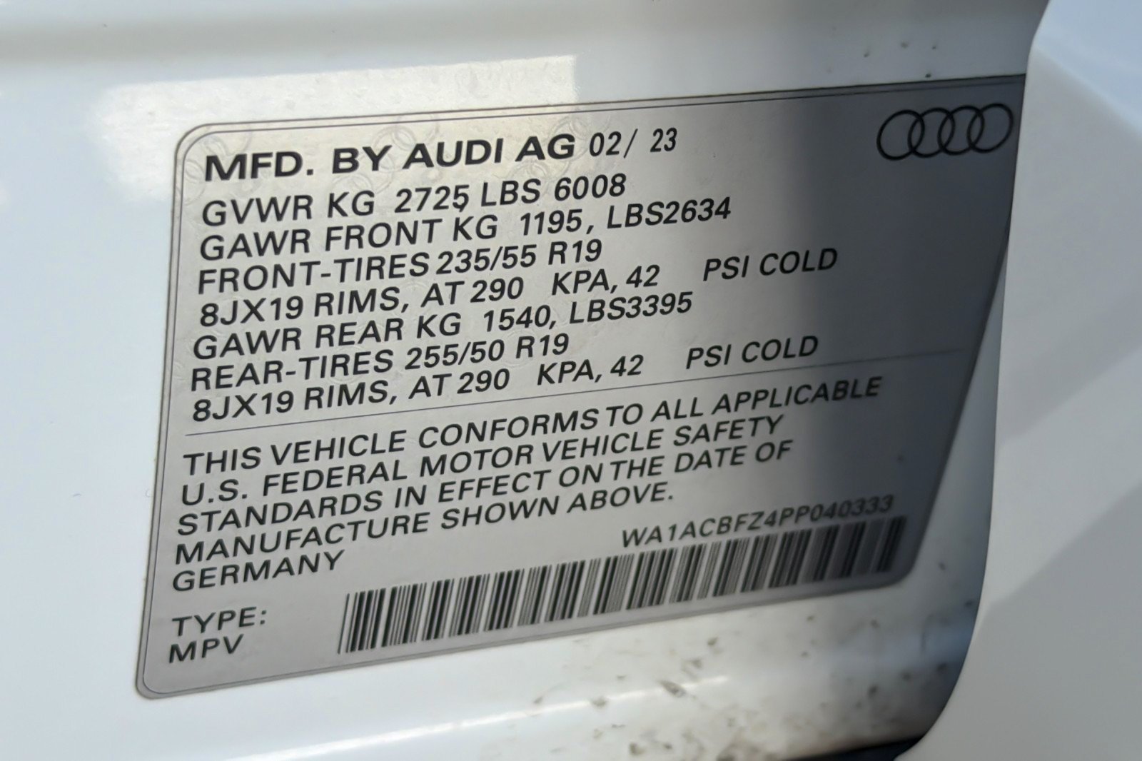 Certified 2023 Audi Q4 e-tron Premium w/ Convenience Package RWD image 27