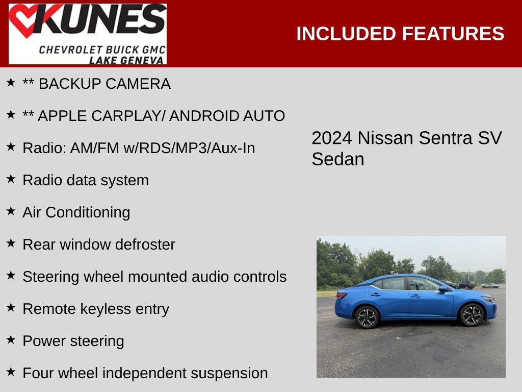 Used 2024 Nissan Sentra SV FWD image 2