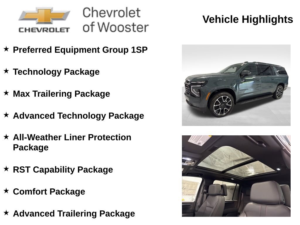 New 2026 Chevrolet Suburban RST w/ Advanced Technology Package AWD/4WD image 2