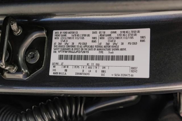 Used 2018 Ford F150 Raptor w/ Equipment Group 802A Luxury image 52