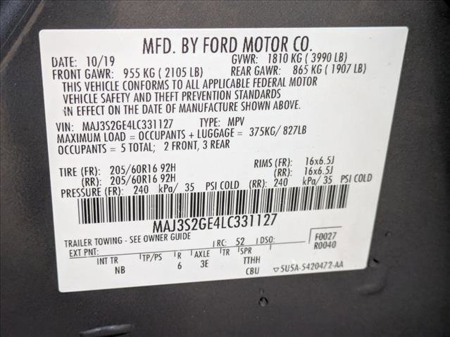 Used 2020 Ford EcoSport SE w/ SE Convenience Package FWD image 25