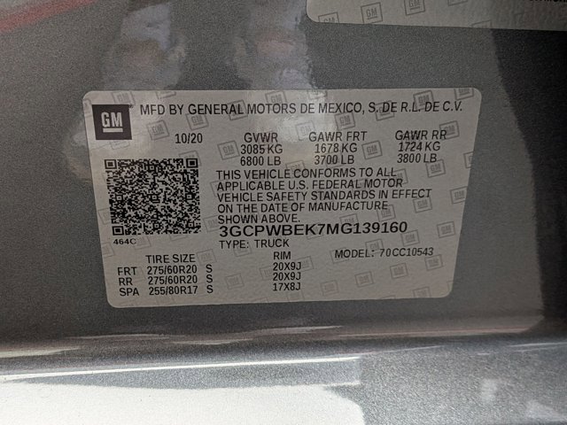 Used 2021 Chevrolet Silverado 1500 Custom image 23