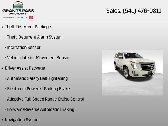 Certified 2018 Cadillac Escalade Platinum AWD/4WD image 25
