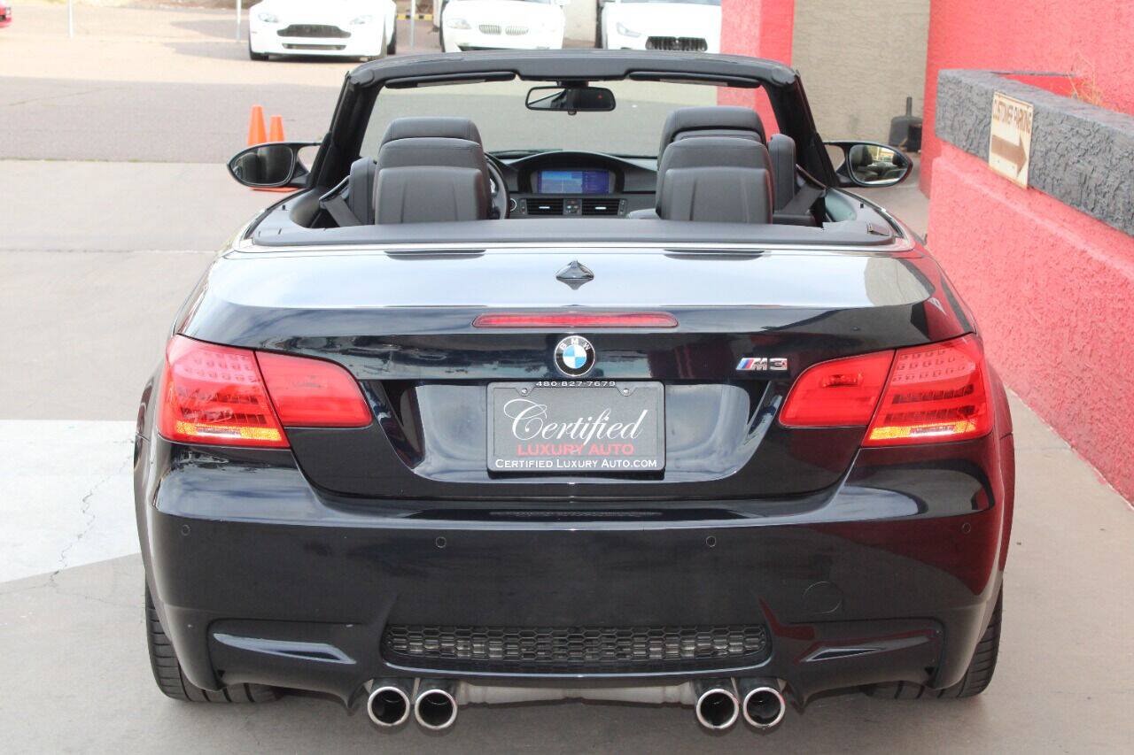Used 2012 BMW M3 Convertible w/ Premium Pkg RWD image 4