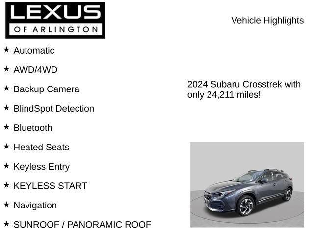Used 2024 Subaru Crosstrek 2.5i Limited AWD/4WD image 7