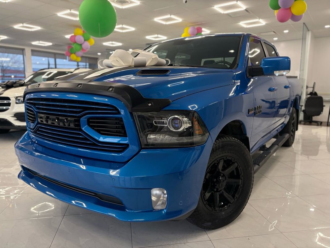 Used 2018 RAM 1500 Sport w/ Hydro Blue Sport Package image 1