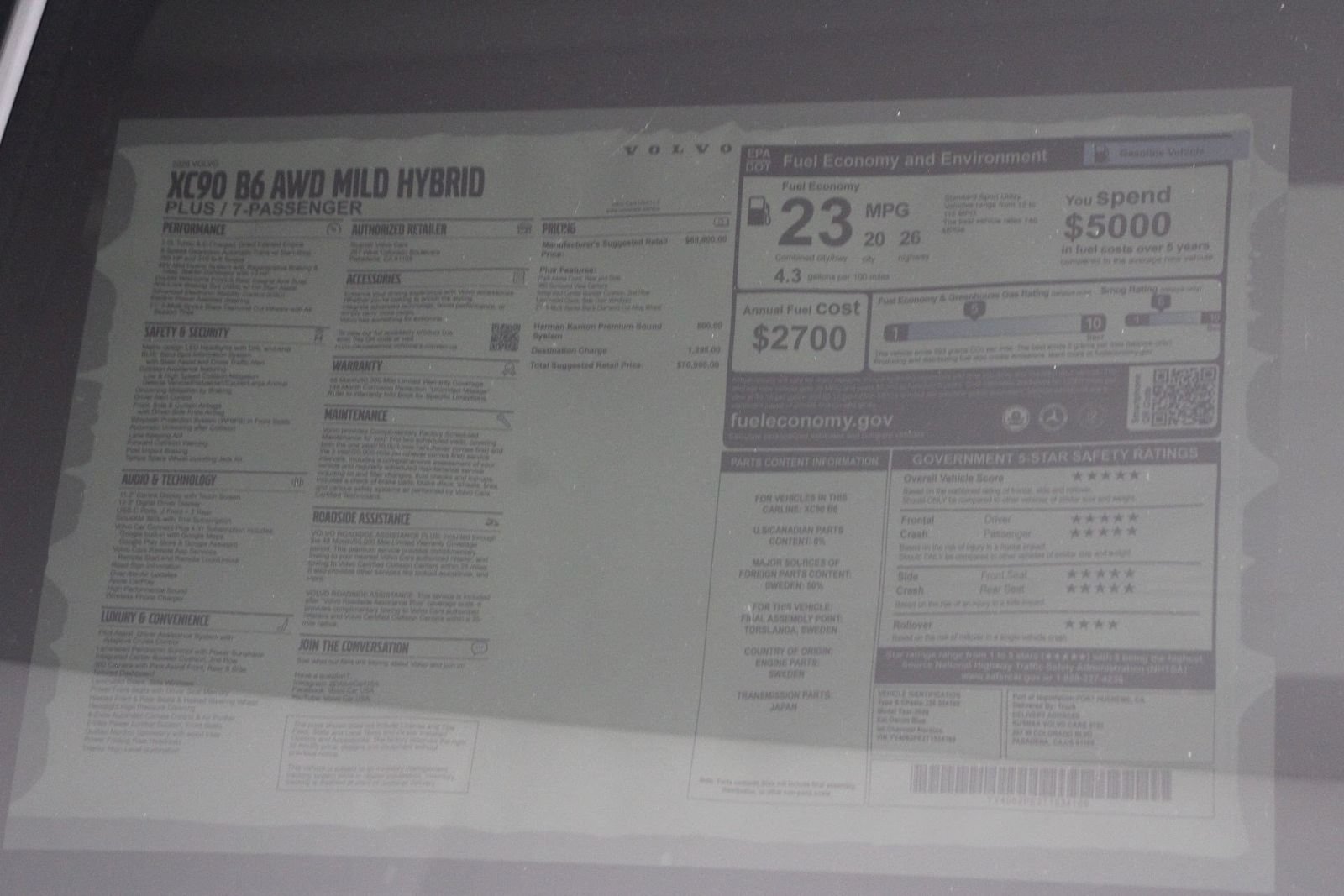 New 2026 Volvo XC90 B6 Plus AWD/4WD image 18