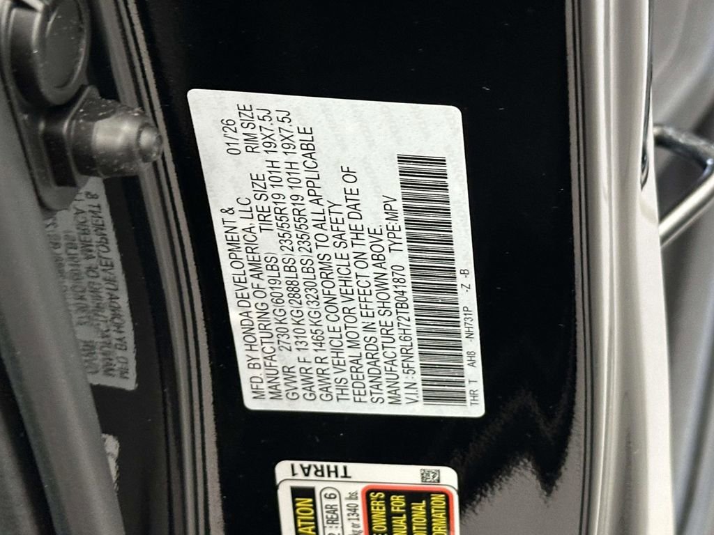 New 2026 Honda Odyssey Sport-L image 16