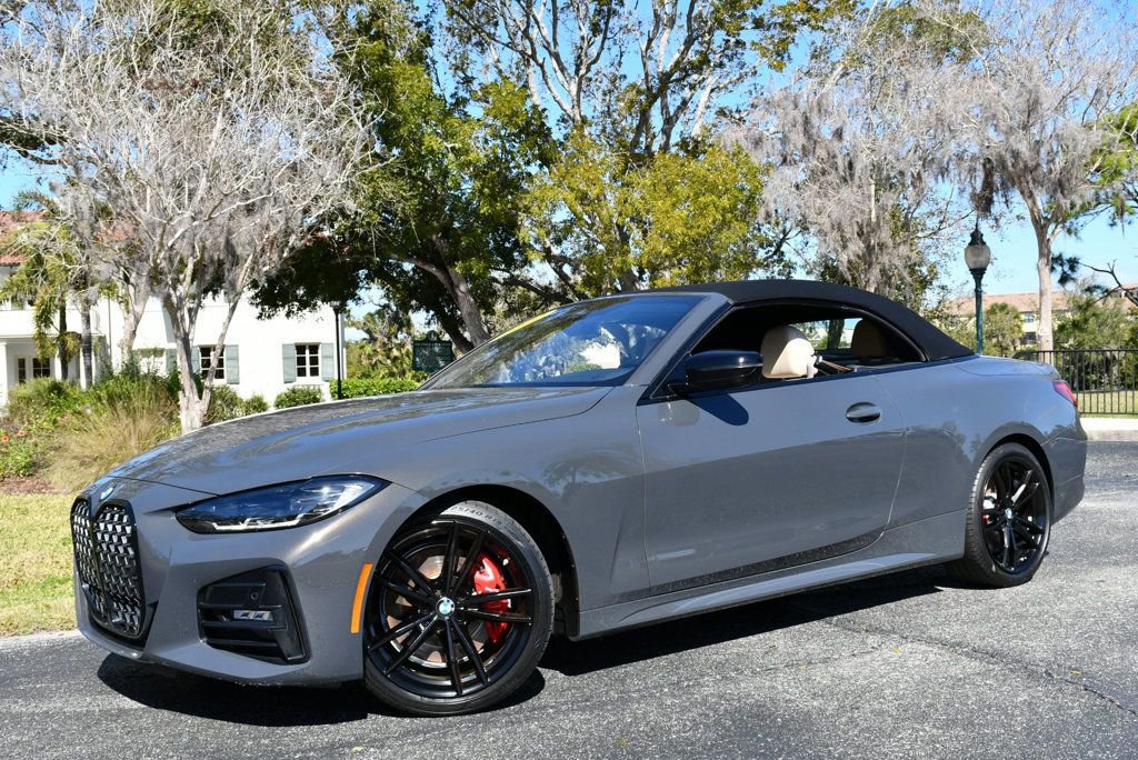 Used 2022 BMW 430i Convertible w/ M Sport Package RWD image 2