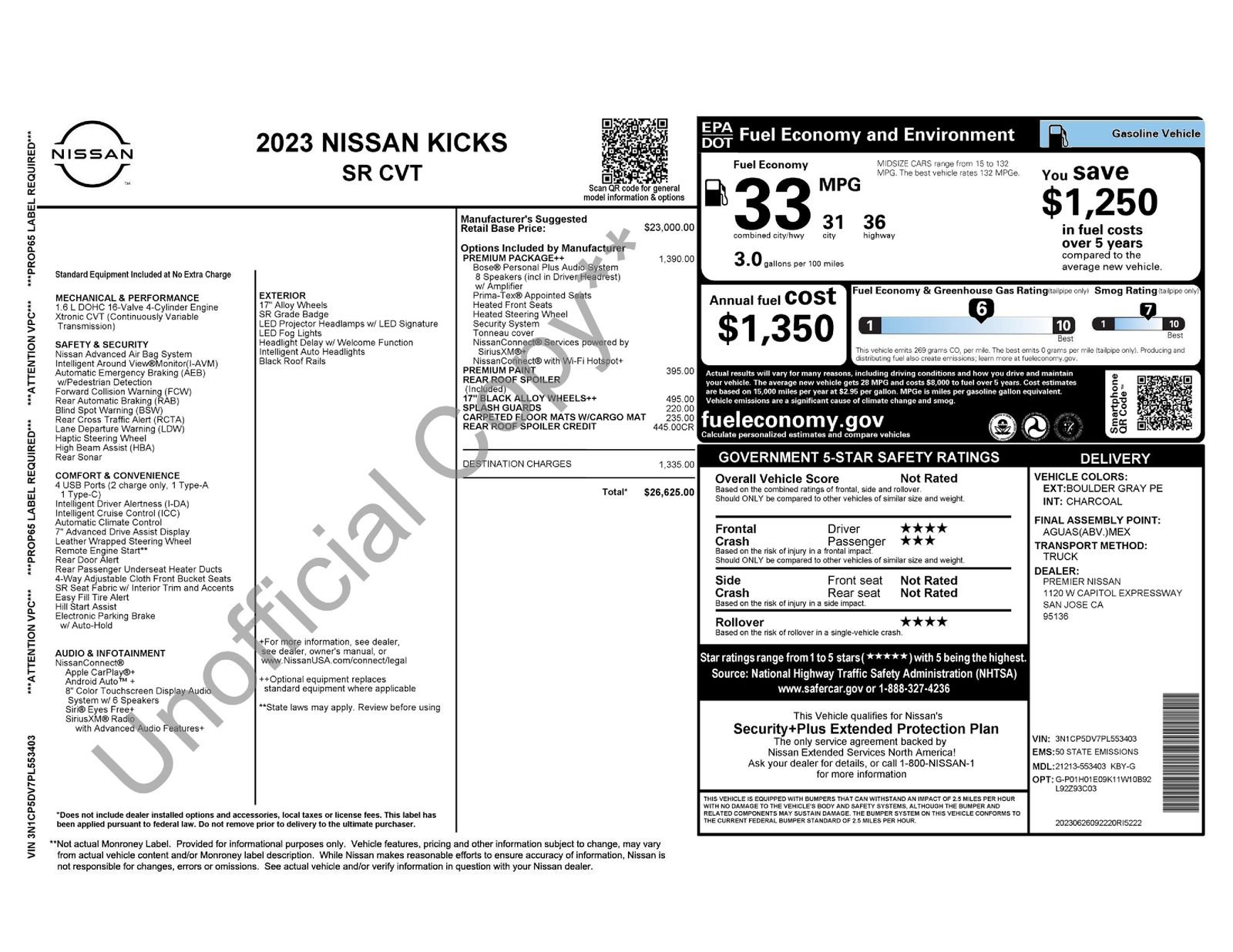 Used 2023 Nissan Kicks SR w/ SR Premium Package image 33