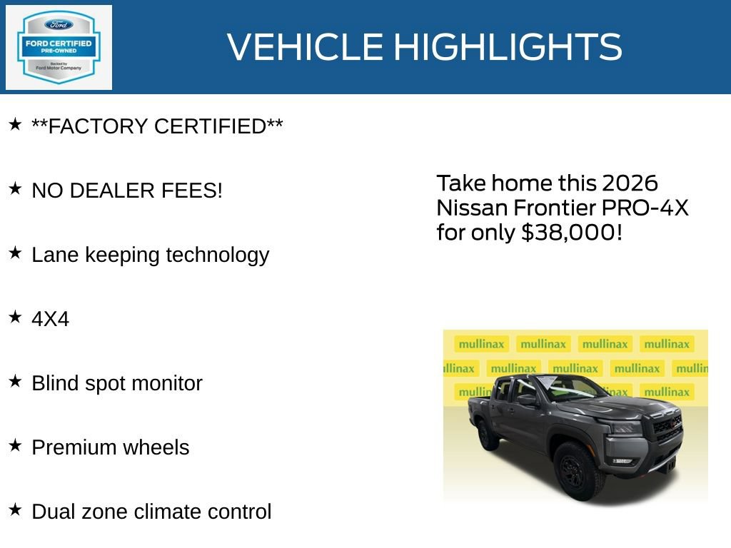 Used 2026 Nissan Frontier PRO-4X AWD/4WD image 12
