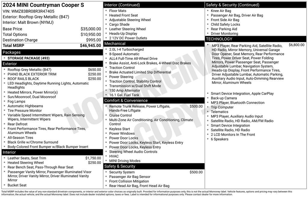 Used 2024 MINI Cooper Countryman S AWD/4WD image 36