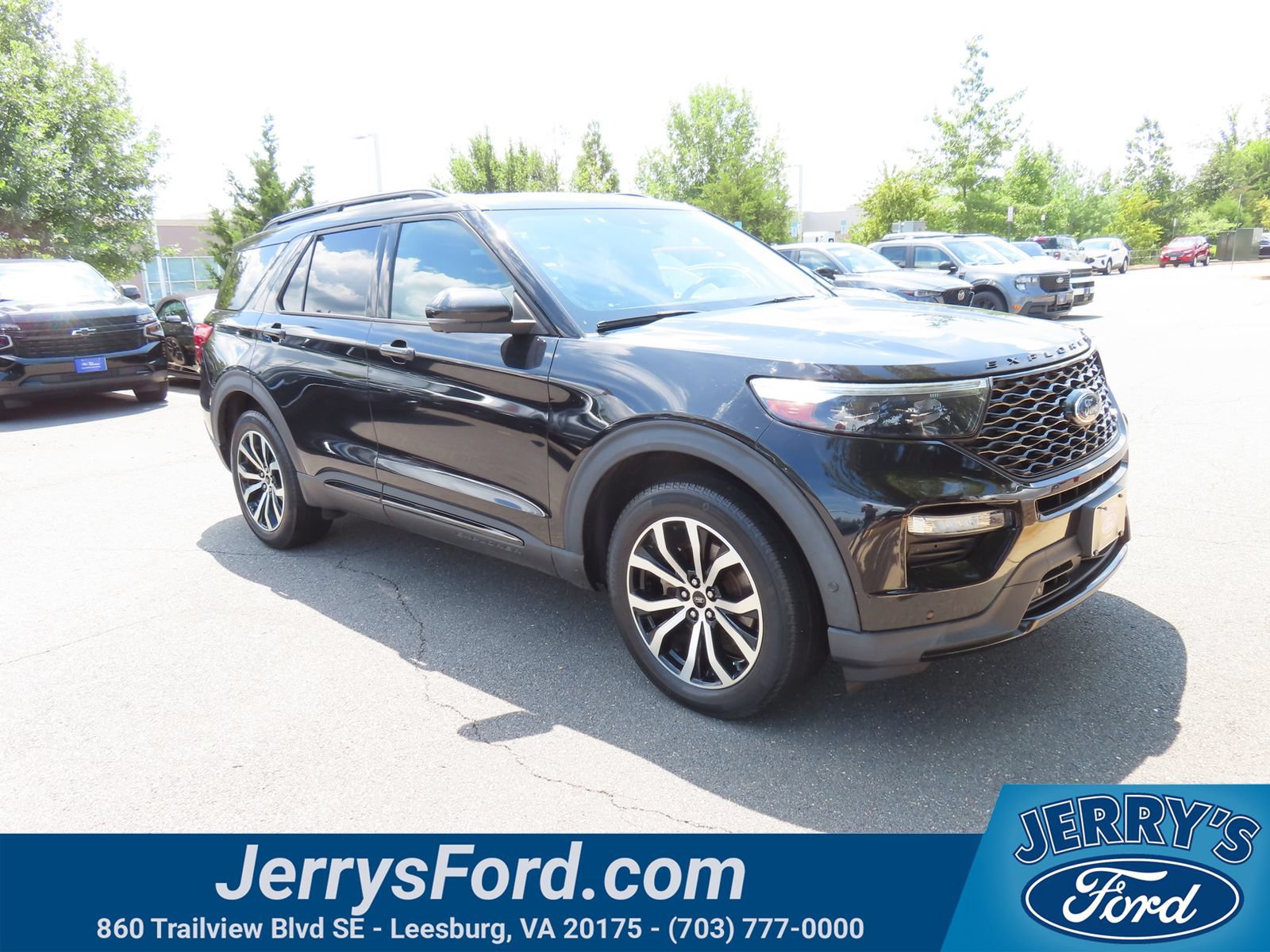 Certified 2020 Ford Explorer ST w/ Premium Technology Package AWD/4WD image 1