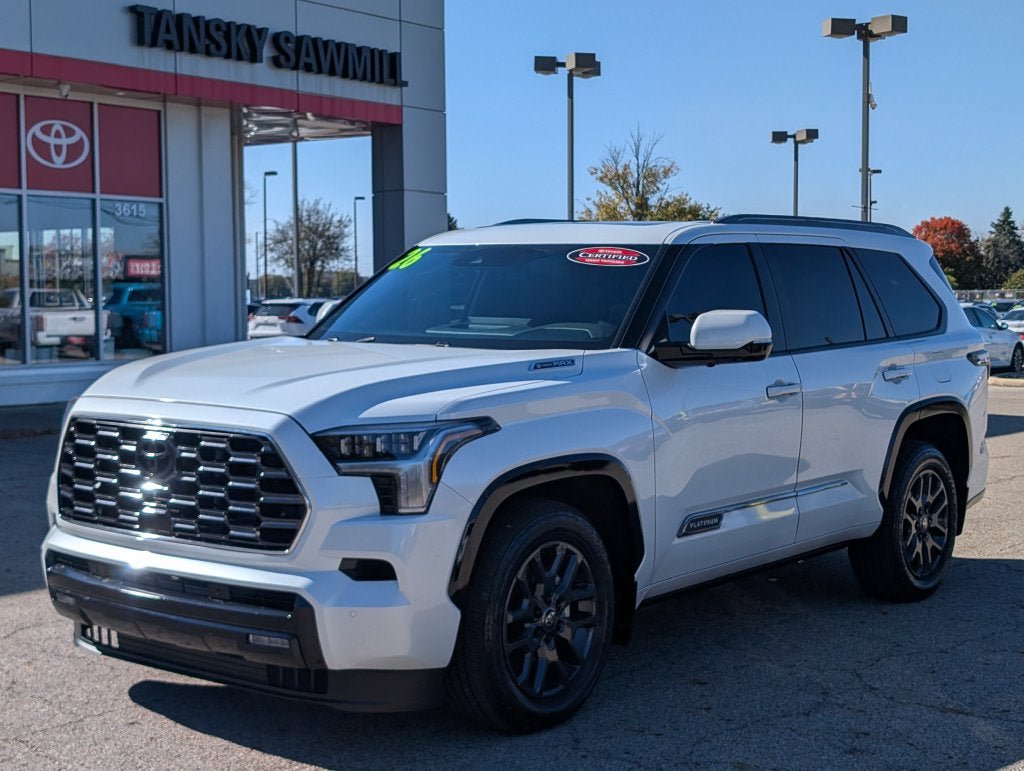 Certified 2026 Toyota Sequoia Platinum w/ Tow Technology Package AWD/4WD image 3