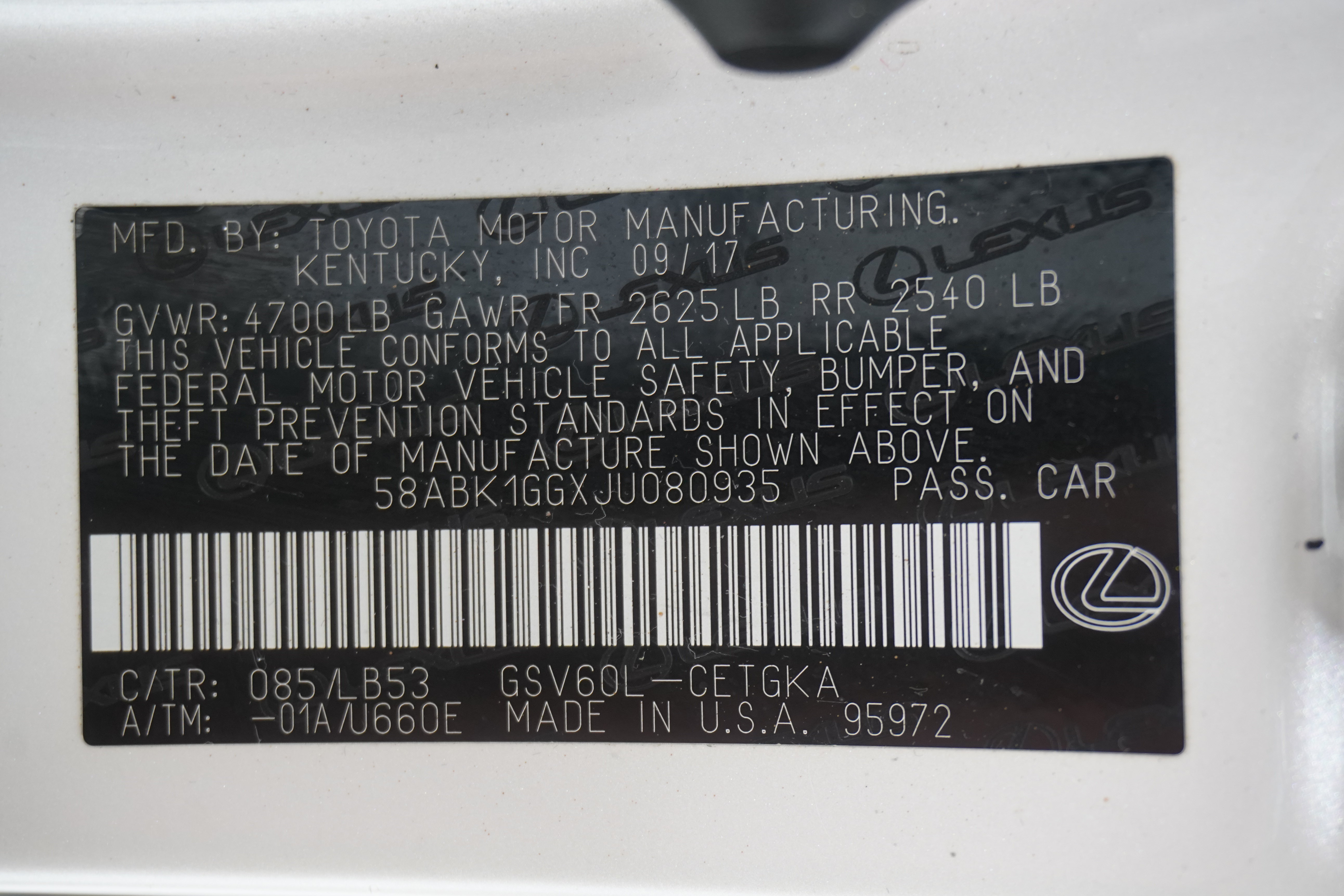 Used 2018 Lexus ES 350 w/ Luxury Package w/Wood Trim FWD image 38
