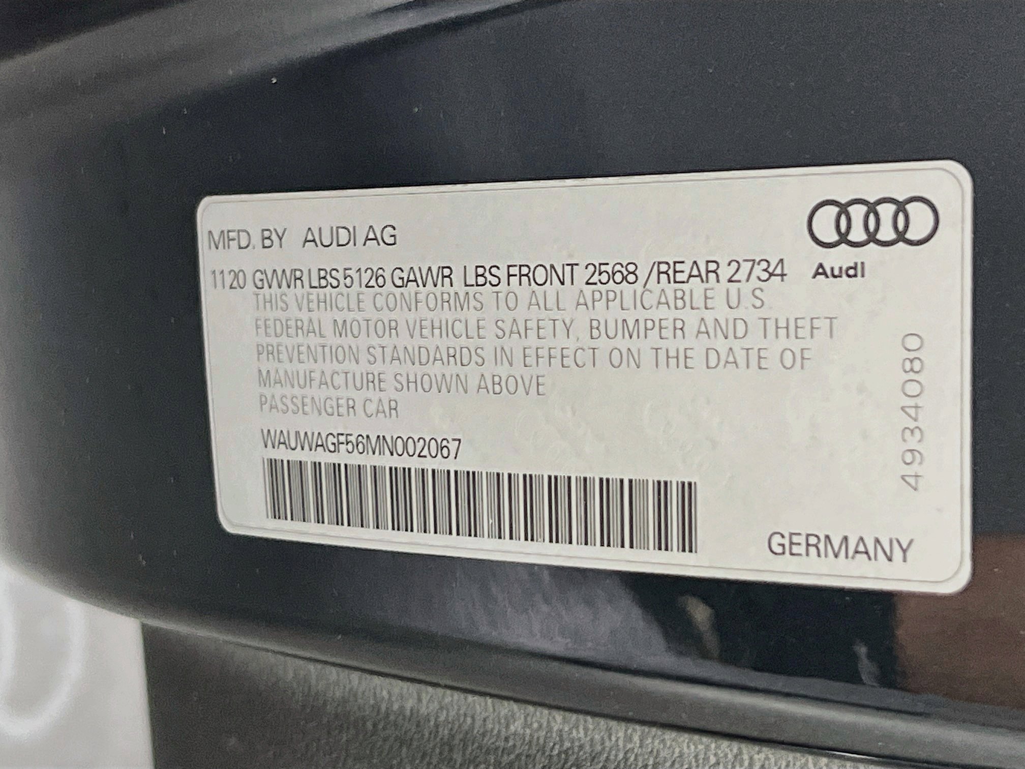 Used 2021 Audi A5 2.0T Premium Plus w/ Premium Plus AWD/4WD image 33