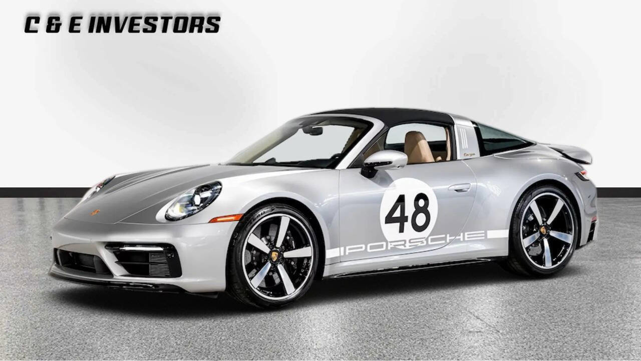 Used 2021 Porsche 911 Targa 4S Heritage Design AWD/4WD image 2