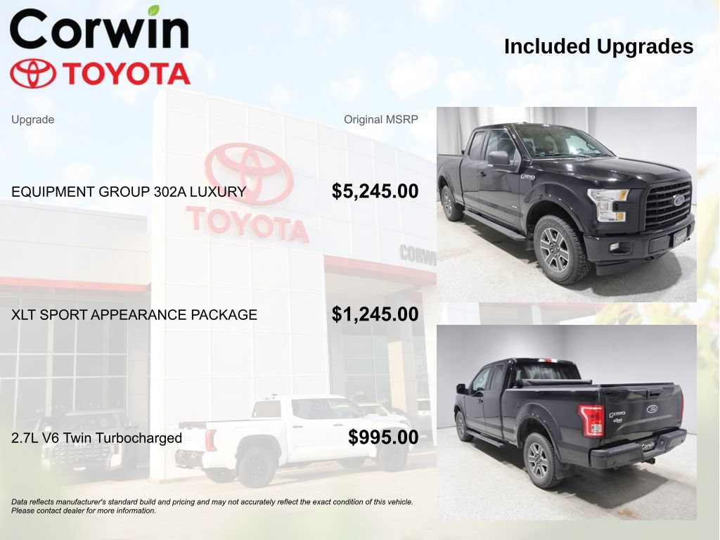 Used 2017 Ford F150 XLT w/ Equipment Group 302A Luxury AWD/4WD image 4