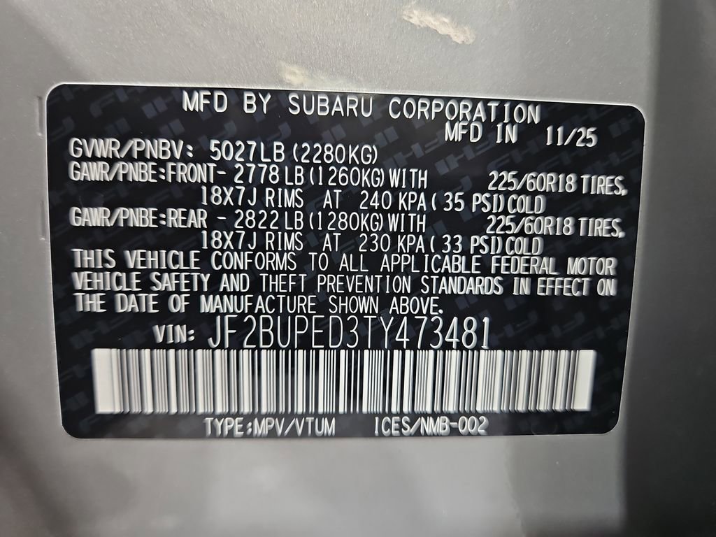 New 2026 Subaru Outback Touring image 30