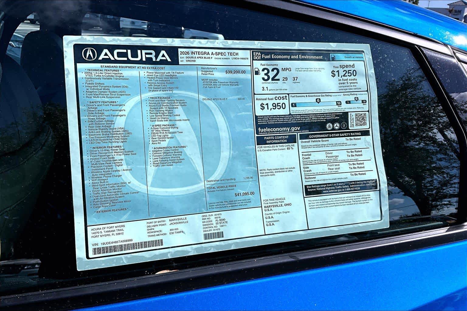 Used 2026 Acura Integra A-Spec FWD image 22