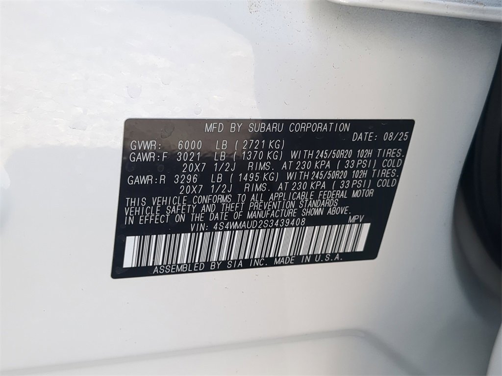 Certified 2025 Subaru Ascent Touring image 38