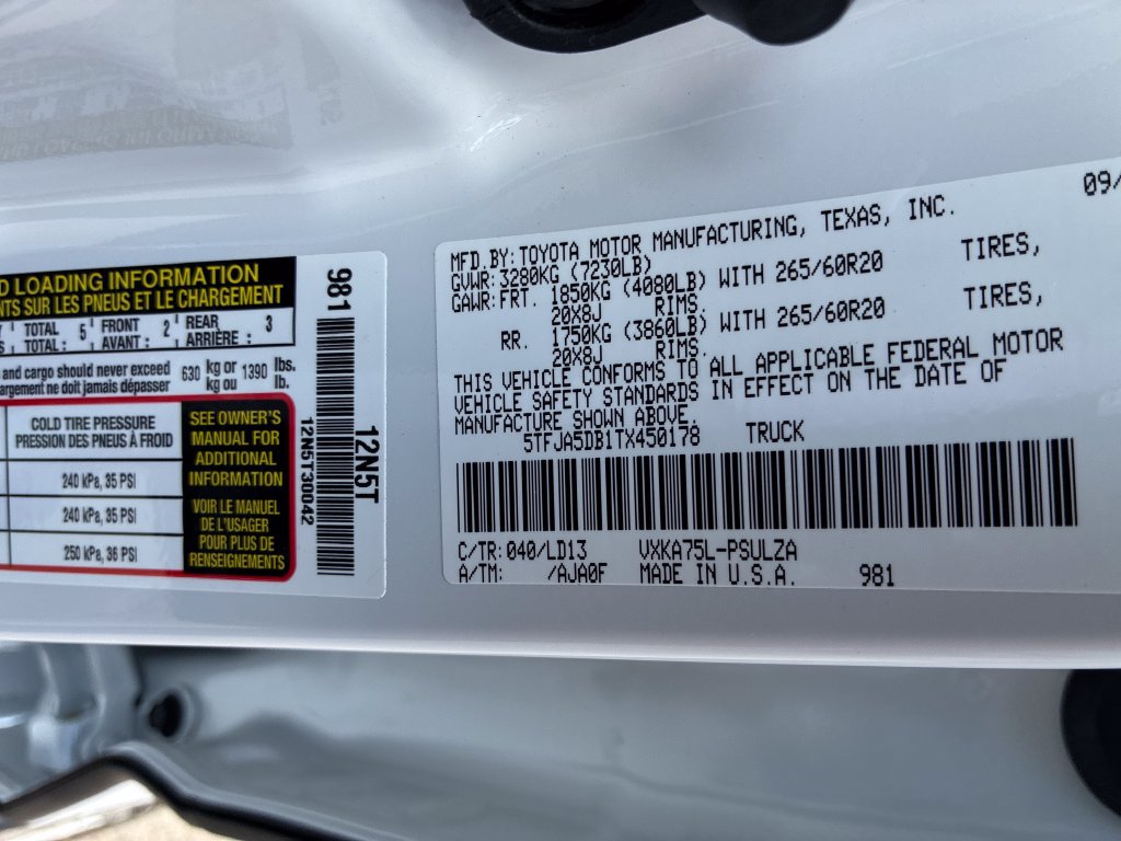 New 2026 Toyota Tundra Limited AWD/4WD image 34
