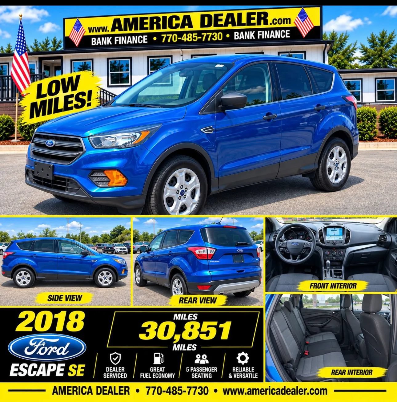 Used 2018 Ford Escape S FWD image 1