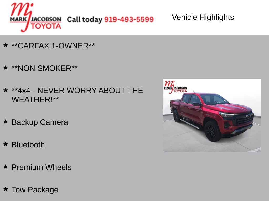 Used 2025 Chevrolet Colorado Z71 w/ Z71 Convenience Package 2 image 7