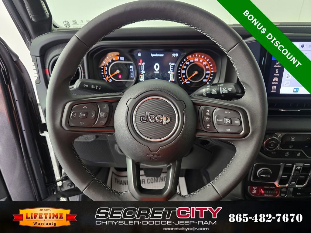 New 2025 Jeep Wrangler Unlimited Rubicon w/ Steel Bumper Group image 15