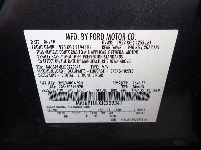 Used 2018 Ford EcoSport SE AWD/4WD image 14