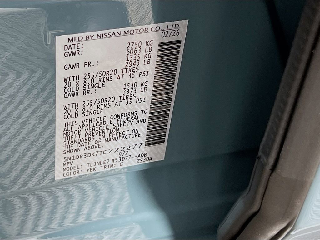 New 2026 Nissan Pathfinder Platinum image 26