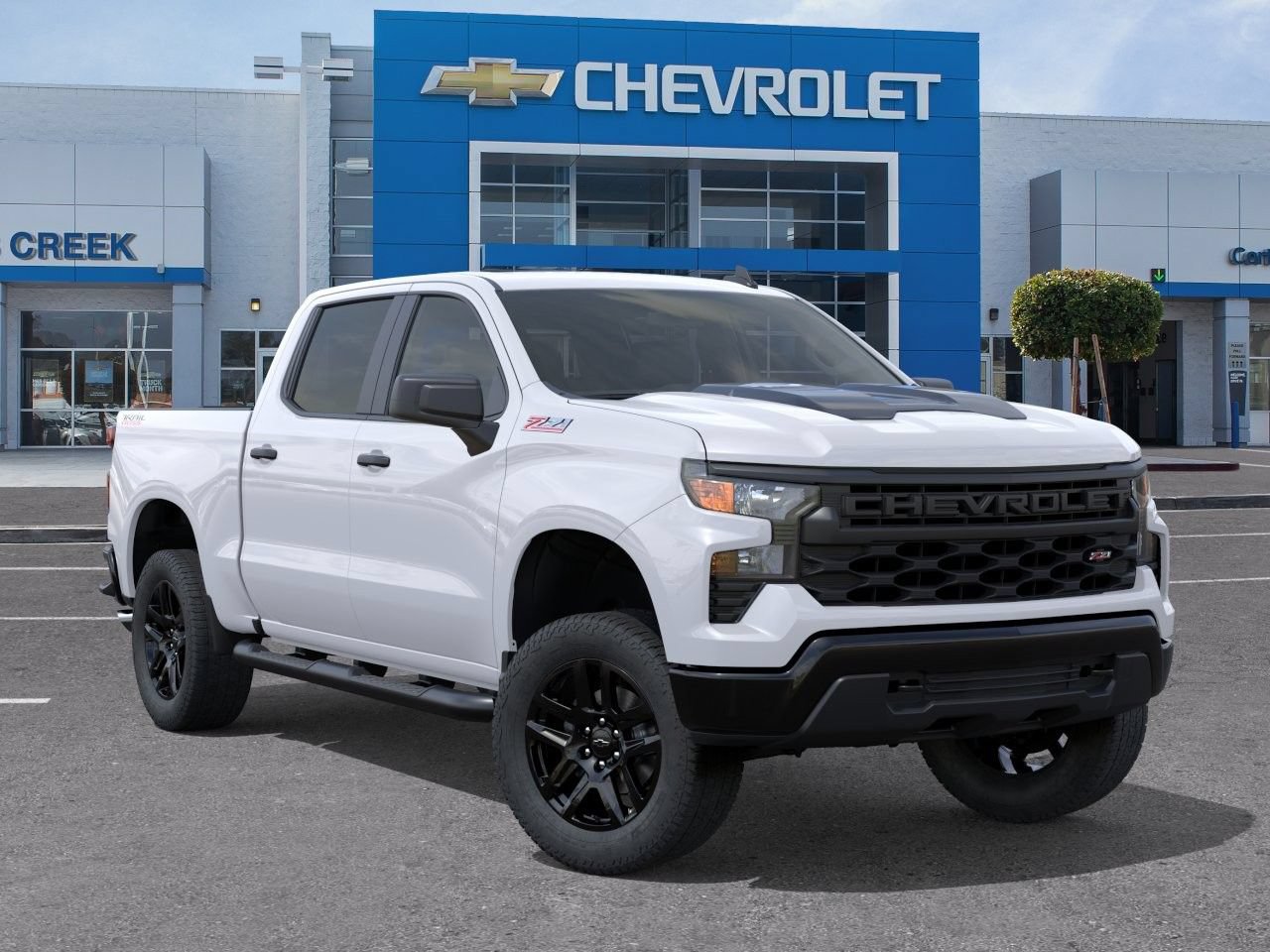 New 2026 Chevrolet Silverado 1500 Custom Trail Boss w/ Turbomax Blackout Package
