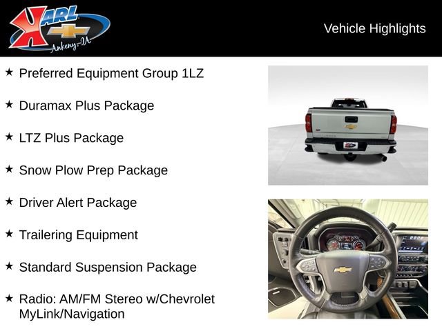 Certified 2018 Chevrolet Silverado 2500 LTZ w/ Duramax Plus Package image 2