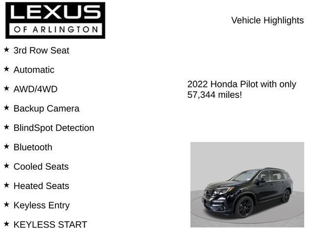 Used 2022 Honda Pilot Special Edition image 7