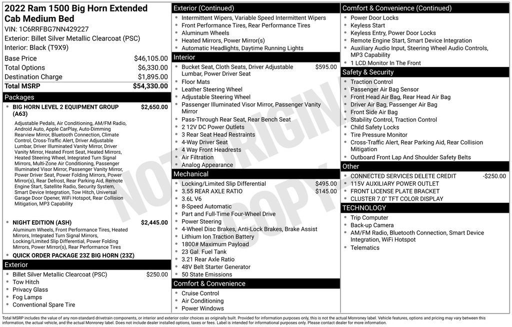 Certified 2022 RAM 1500 Big Horn image 7
