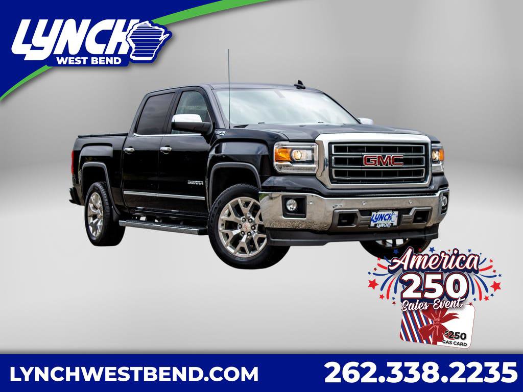 Used 2015 GMC Sierra 1500 SLT w/ SLT Crew Cab Value Package AWD/4WD image 1