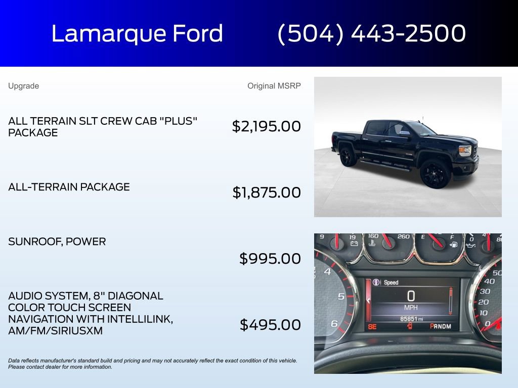 Used 2015 GMC Sierra 1500 SLT image 2