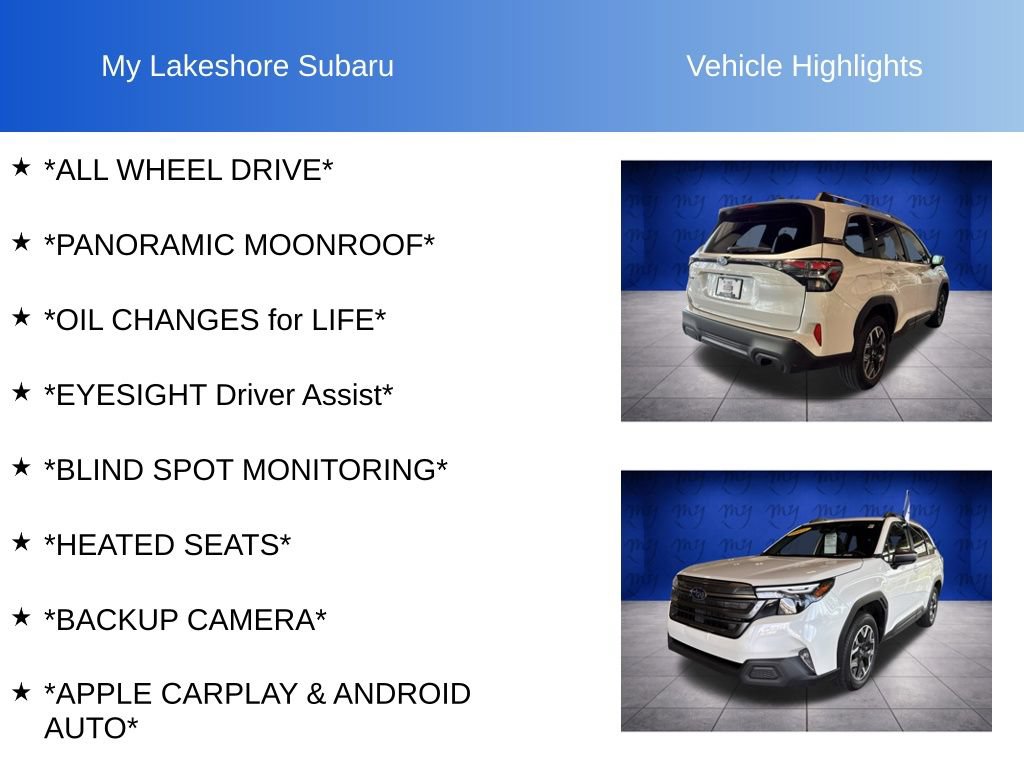Certified 2025 Subaru Forester Premium AWD/4WD image 6
