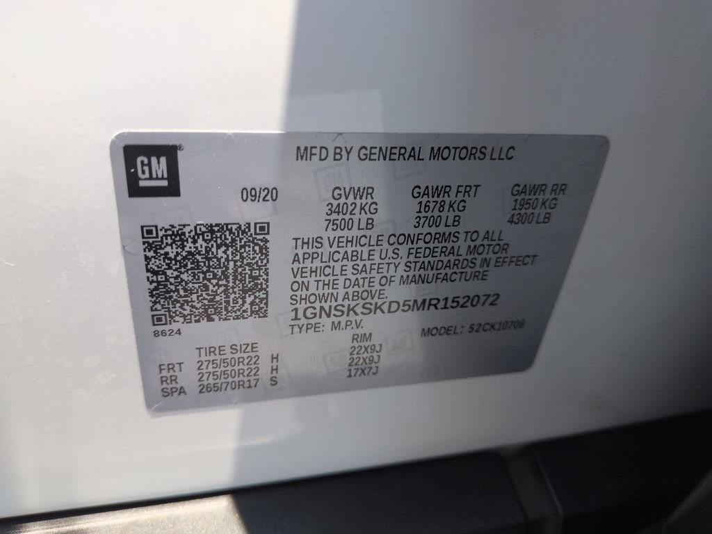 Used 2021 Chevrolet Tahoe Premier w/ Premium Package AWD/4WD image 29