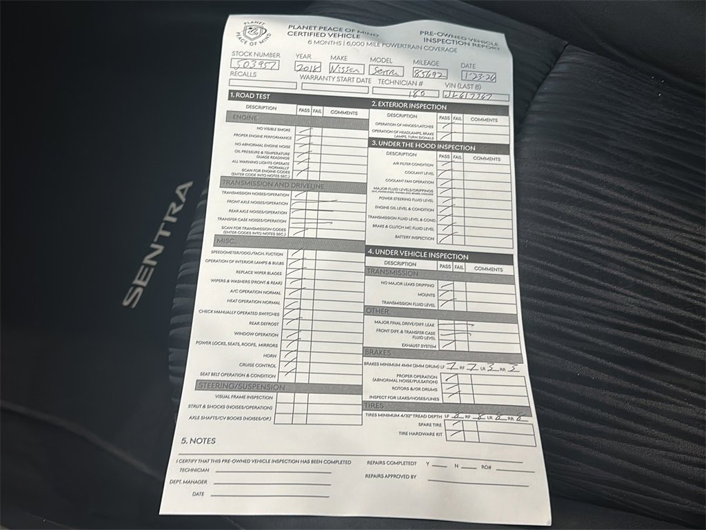 Used 2018 Nissan Sentra SV image 28