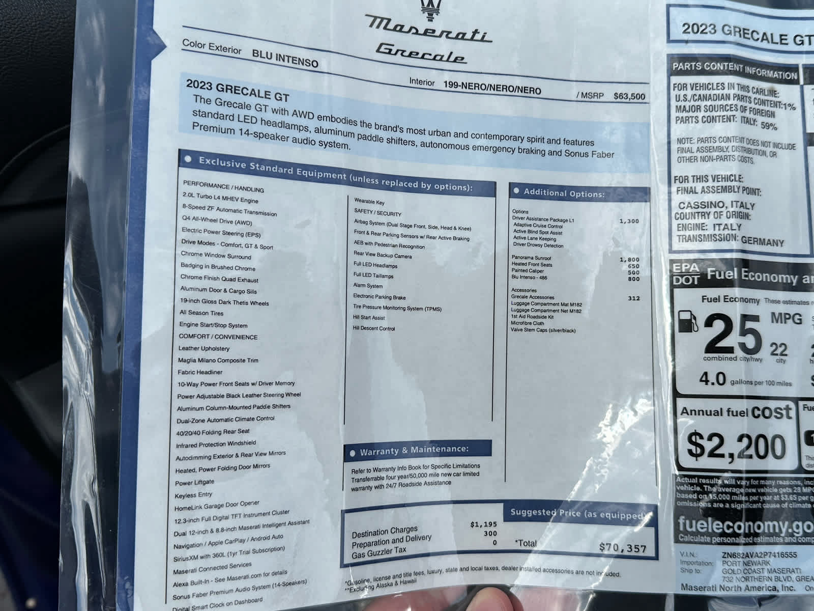 Used 2023 Maserati Grecale GT AWD/4WD image 42