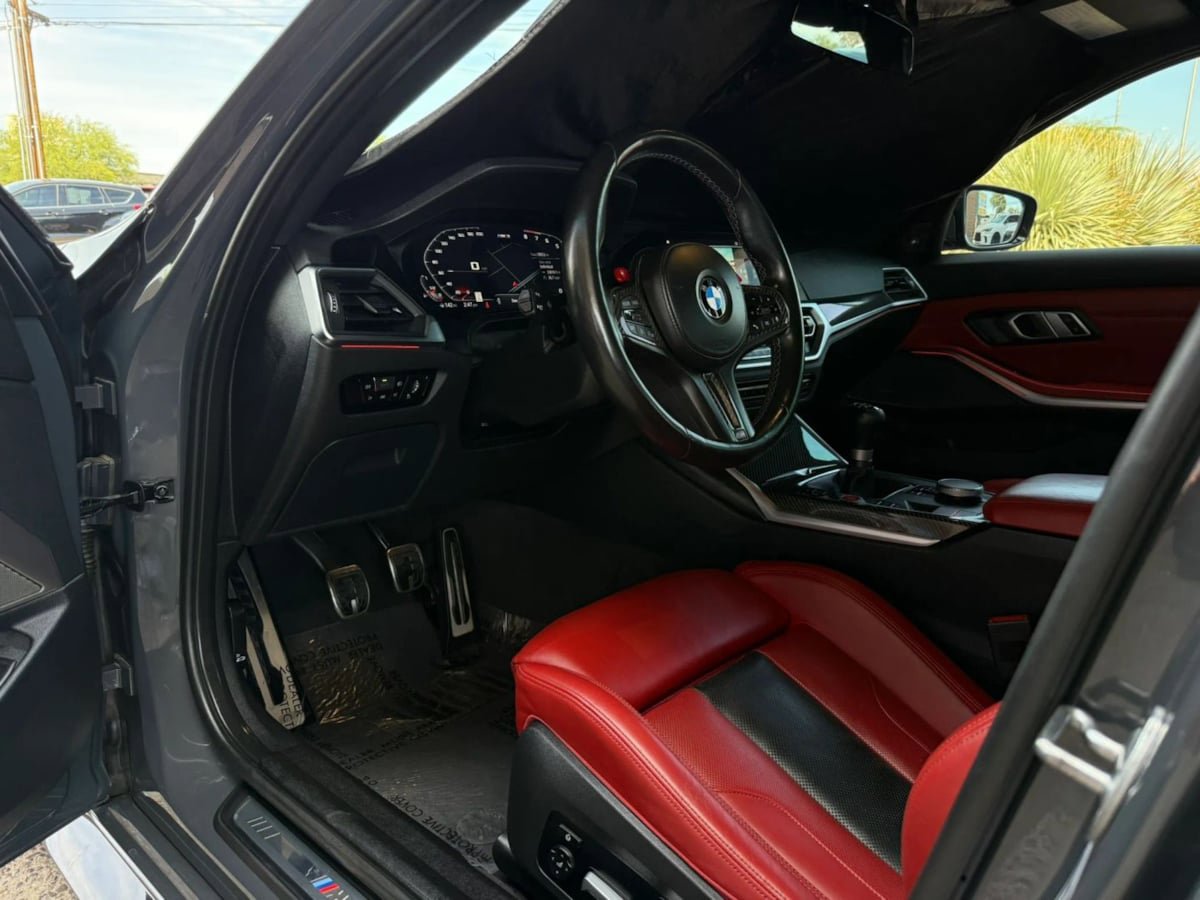 Used 2021 BMW M3 w/ Parking Assistance Package RWD image 42