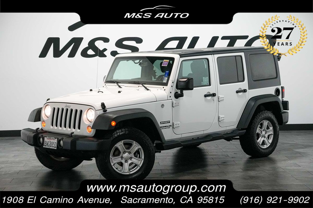 Used 2017 Jeep Wrangler Unlimited Sport w/ Quick Order Package 24S