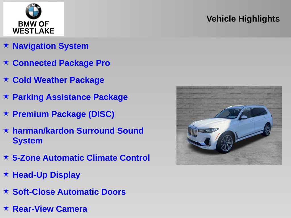 Used 2021 BMW X7 xDrive40i w/ Premium Package AWD/4WD image 6