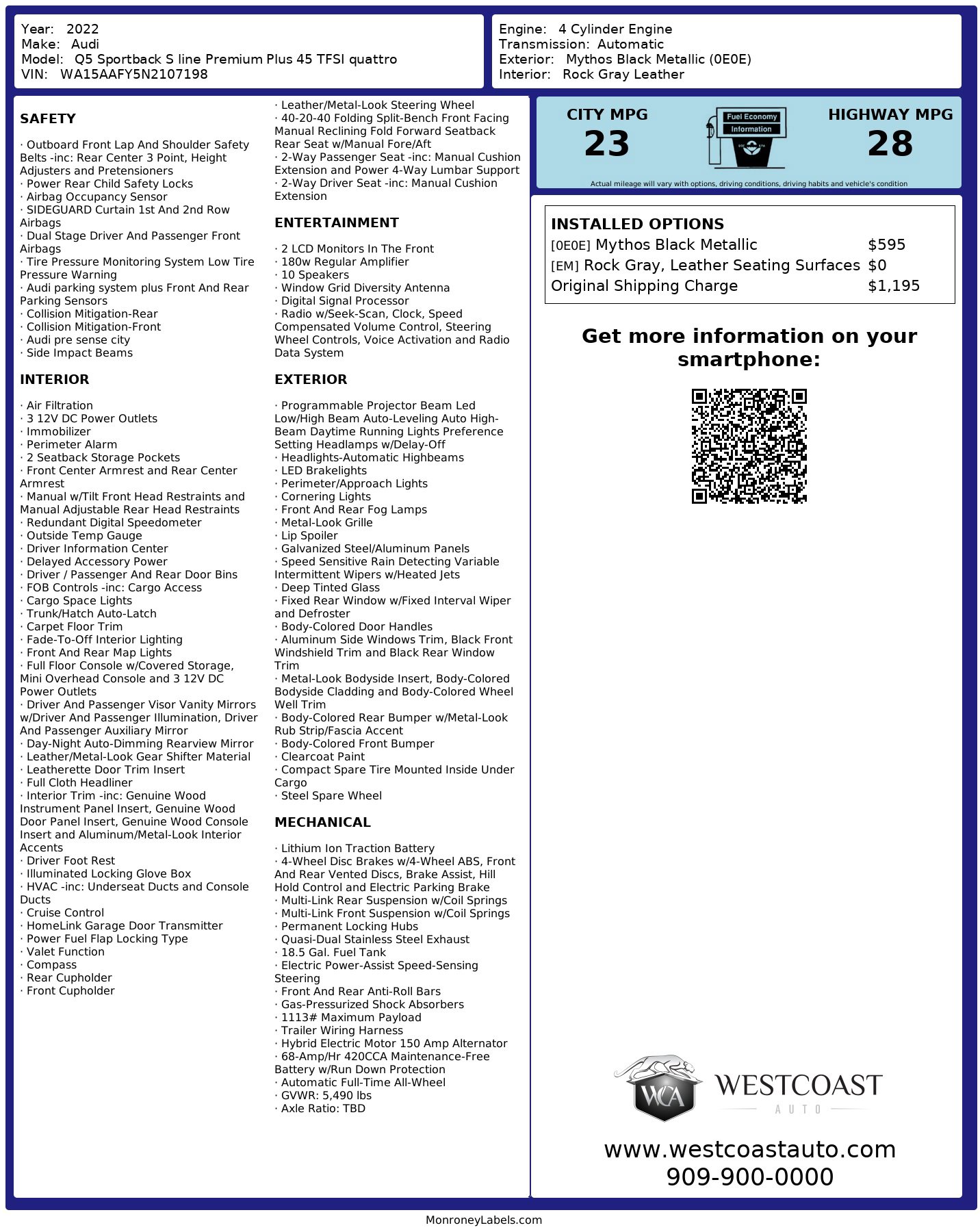 Used 2022 Audi Q5 2.0T Premium Plus image 11