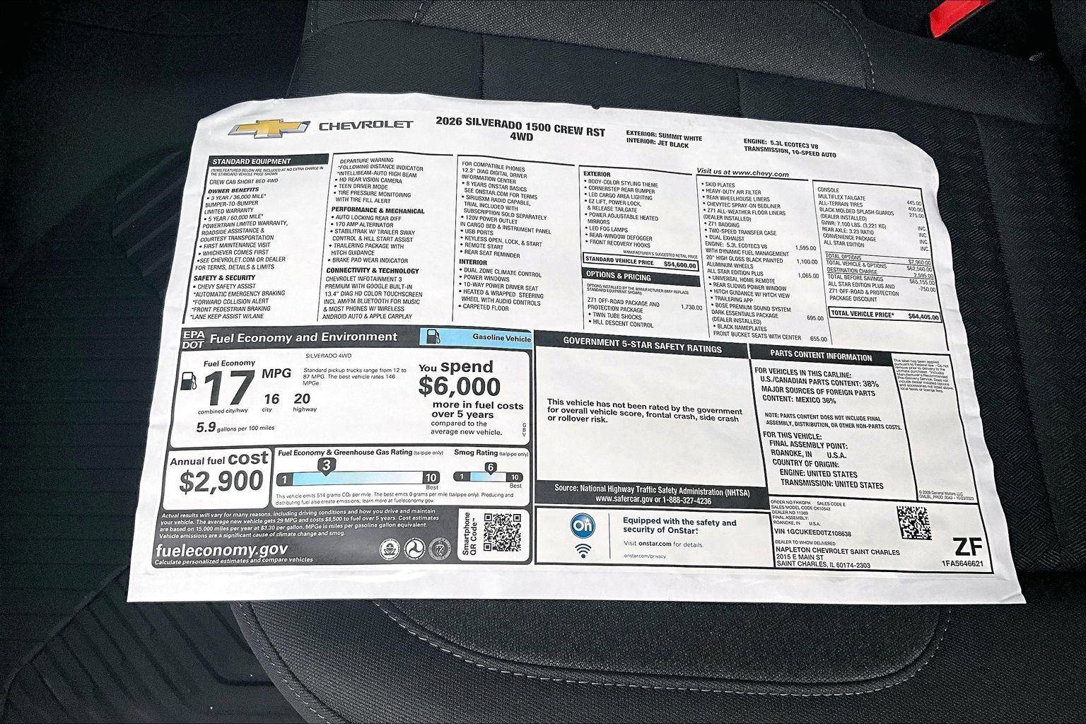 New 2026 Chevrolet Silverado 1500 RST image 14